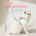 Cute Flower Pet Harness and Leash Set