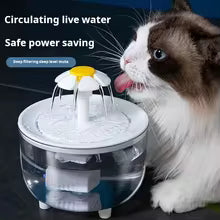 Automatic Flower Cat Water Fountain