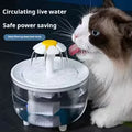 Automatic Flower Cat Water Fountain