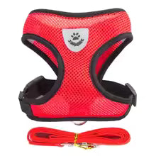 Escape-Proof Mesh Cat Harness and Leash Set