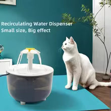 Automatic Flower Cat Water Fountain