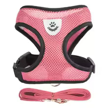 Escape-Proof Mesh Cat Harness and Leash Set