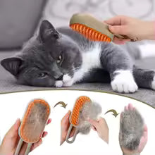 Cat Steamer Brush for Massaging & Grooming