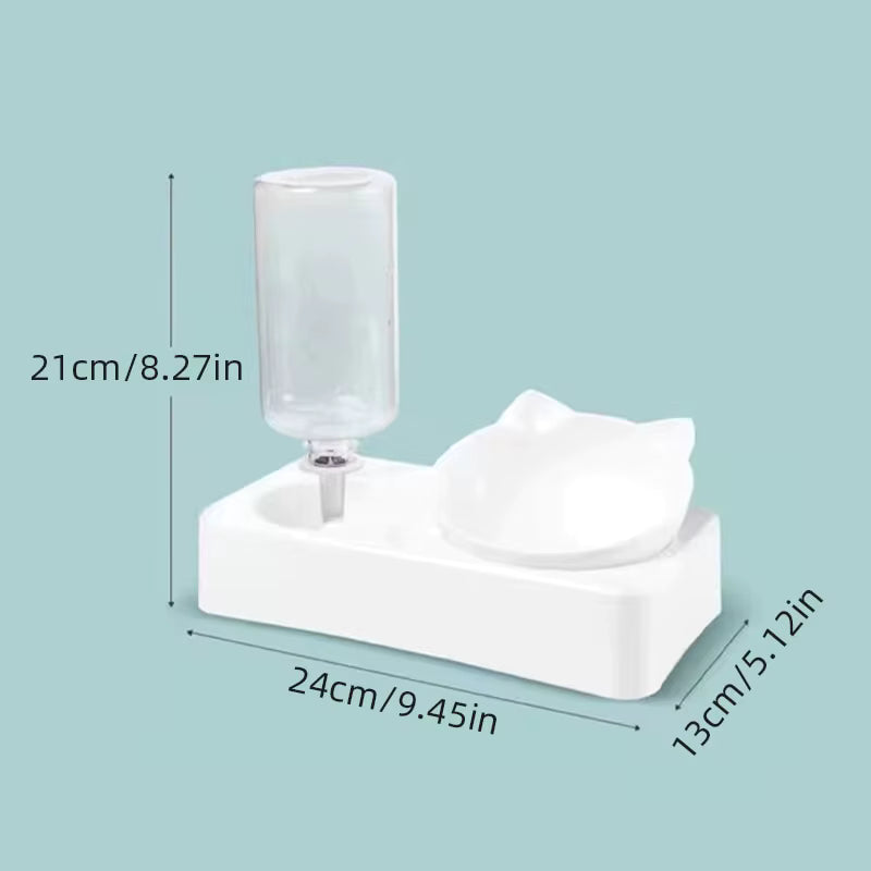 Automatic Pet Feeder and Waterer Station